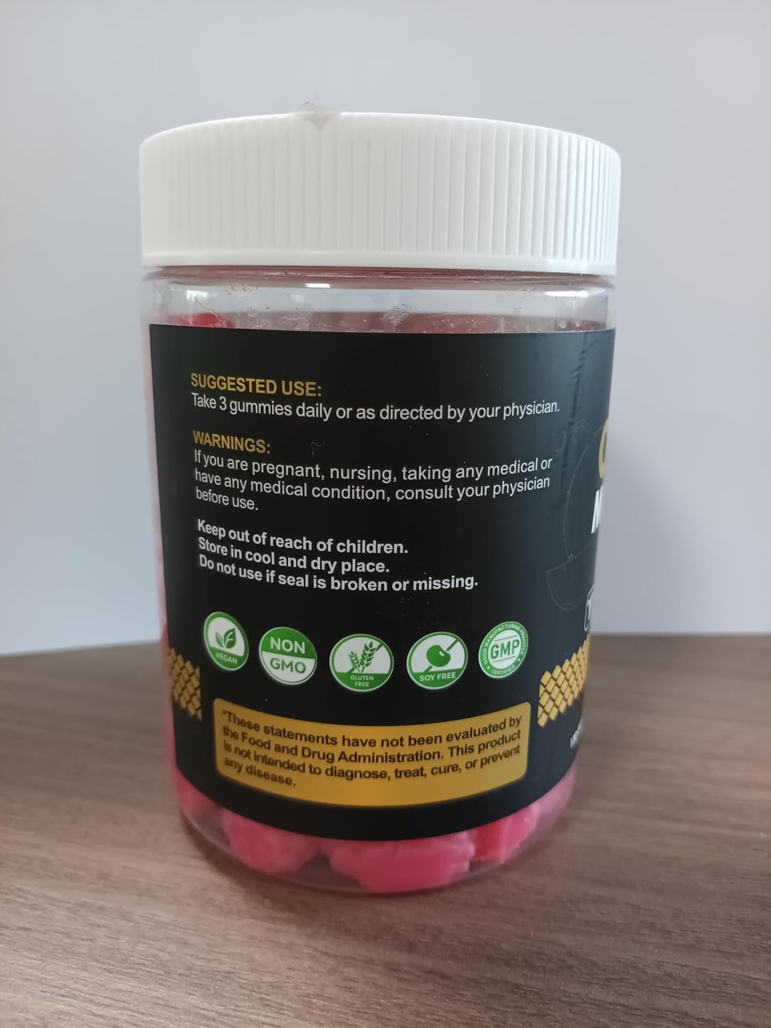 Creatine Monohydrate Gummies for Men & Women, Creatine Monohydrate for Muscle Strength, Muscle Builder, Energy Boost, Pre-Workout Supplement(120 Count)-Watermelon Flavor