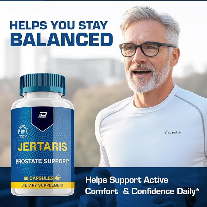 (1 Pack) Jertaris Advanced Formula Pills, Jertaris Support Supplement, Overall Wellness, Maximum Strength (60 Capsules)