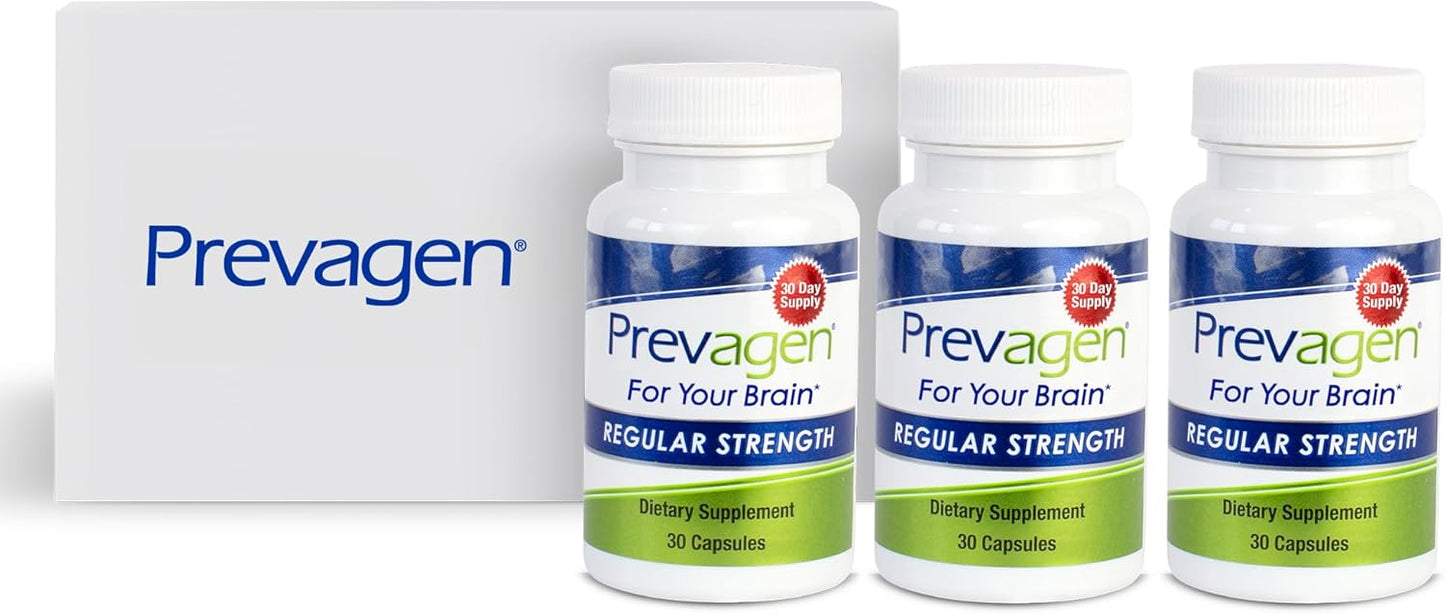 Prevagen Regular Strength - 90 Capsules (3 Month Supply) | Formulated for Your Brain | 10mg of Apoaequorin Plus Vitamin D3