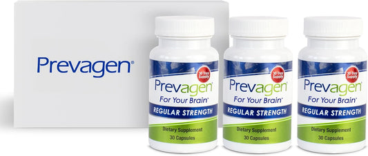 Prevagen Regular Strength - 90 Capsules (3 Month Supply) | Formulated for Your Brain | 10mg of Apoaequorin Plus Vitamin D3