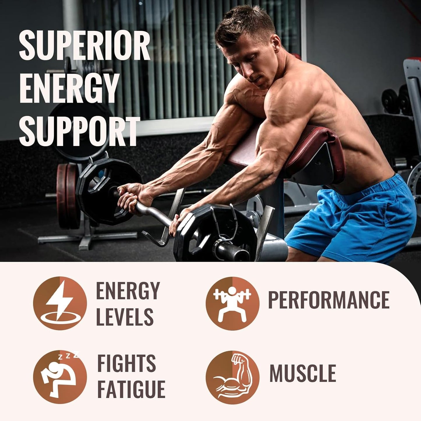 2326 MG Mitochondrial Supplements with ATP, Vitamins, CoQ10 & PQQ, More Effective Than Creatine HMB & Nitric Oxide, Energy, Endurance, Strength, Recovery & Muscle, Organic, 720 Capsules