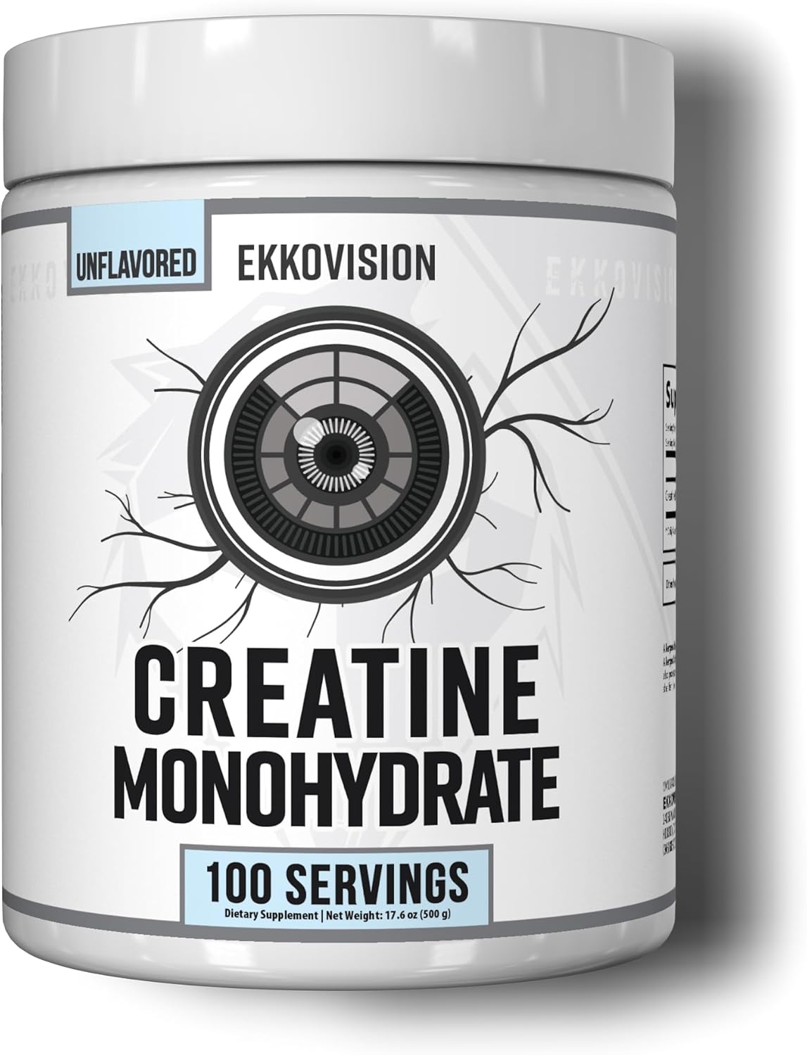 Creatine Monohydrate Powder, Micronized, Unflavored, Pre Workout & Post Workout Supplement for Men and Women, Energy Support, Easy to Mix in Shakes, Smoothies & Beverages, 100 Servings