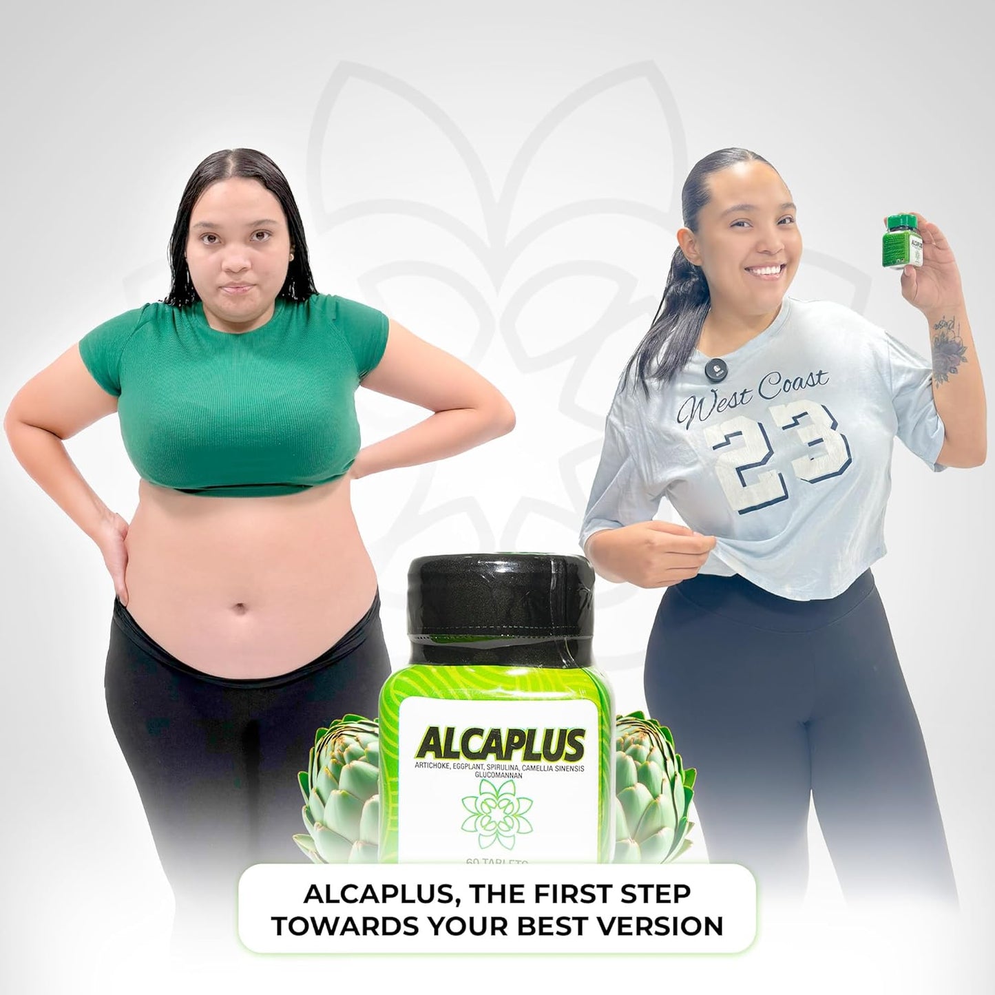 Original Natural Weight Loss Pills for Detoxifying and Controlling Appetite, Herbal Supplement with Artichoke, Eggplant, Spirulina, Green Tea, and Glucomannan