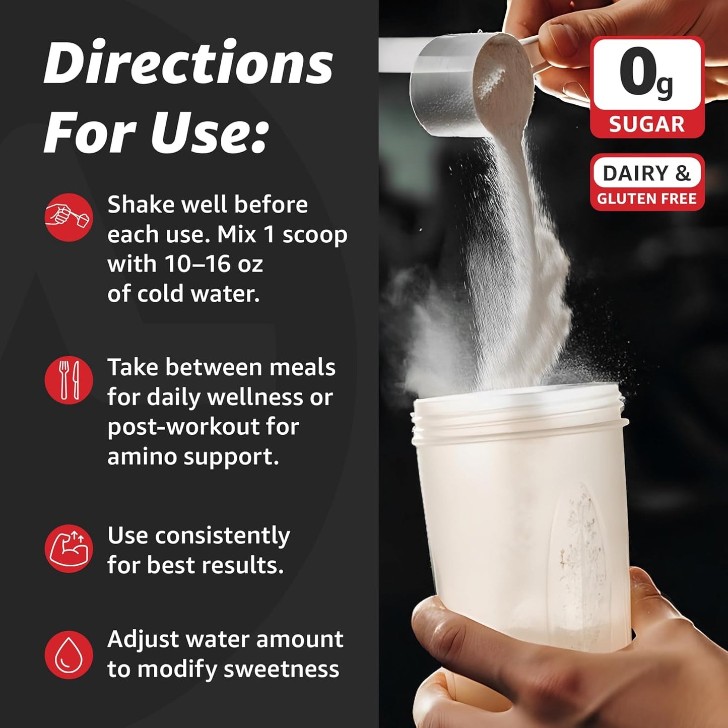 10X Health Amino Acids - 30 Servings of EAA & BCAA Powder, Pre Workout BCAA with Essential Amino Acids Supplement - BCAAs & EAAs for Longevity, Muscle Support, Strength, Energy - Fruit Punch