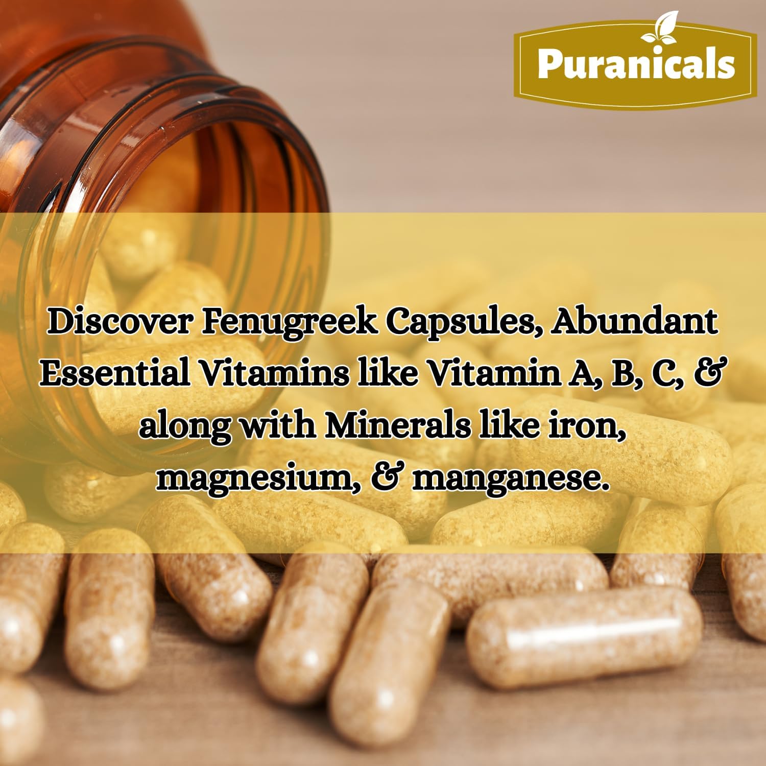 Fenugreek Premium 320 Capsules Non GMO and Gluten Free | Herbal Supplement | 800 mg Per Serving | Made with 100% Pure Herb Fenugreek Seed Powder (Trigonella foenum-graecum)