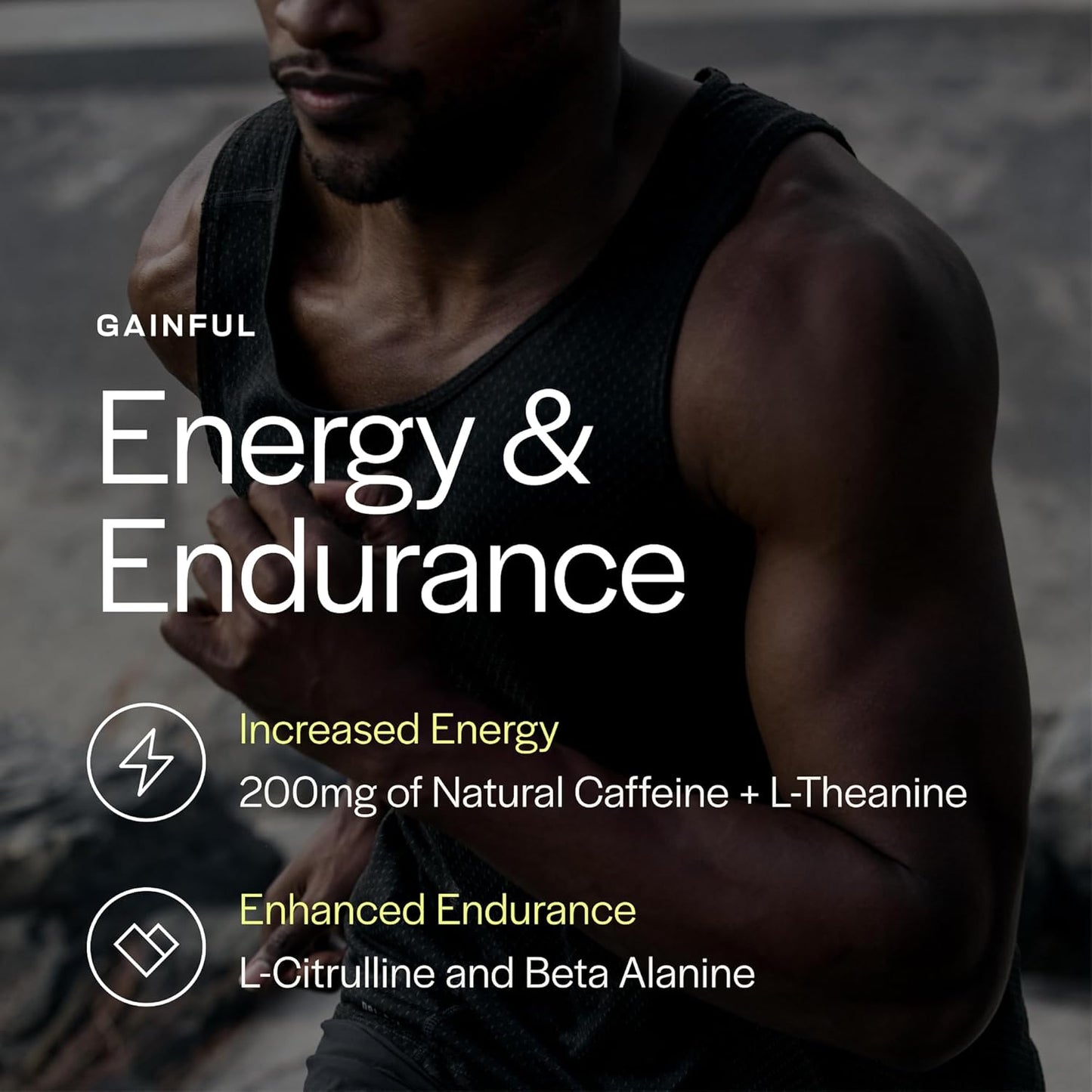 Gainful High Intensity Pre Workout Powder with 200mg Caffeine, 5g Creatine, Watermelon Flavor, Supports Energy, Strength, Endurance, & Recovery with BCAAs, Beta Alanine, L-Citrulline, 20 Servings