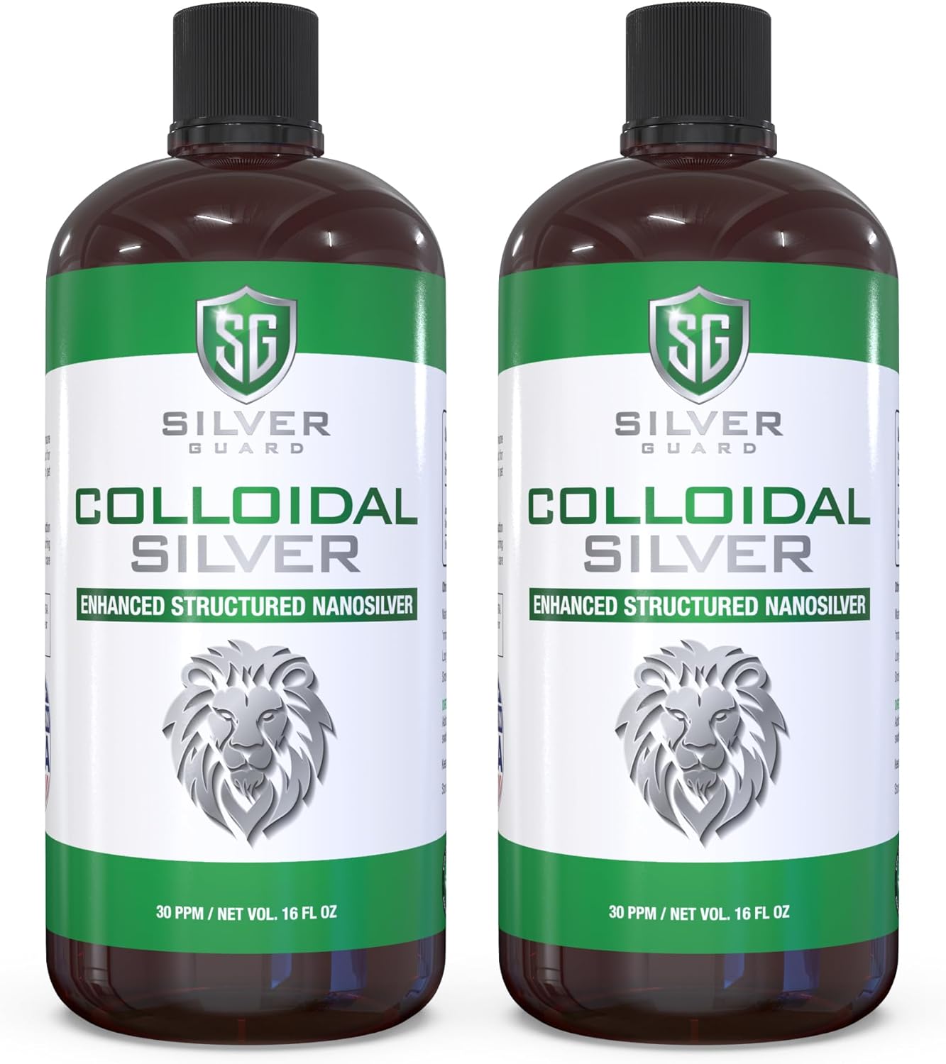 **Enhanced Colloidal Silver Liquid – Ultimate Immune Support Supplement | Immunity Boost & Immune Booster for Adults | Silver Water Solution for Immune Defense | 30 PPM Structured Silver | 2 Pack**