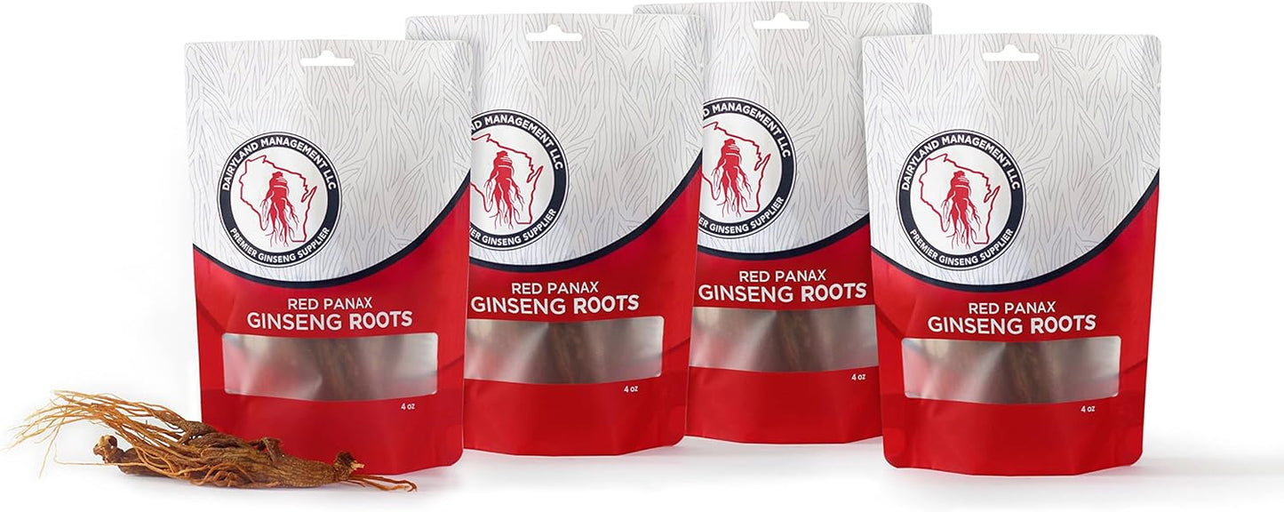 16 oz Pack of Korean Panax Ginseng Root - Authentic Panax Ginseng - Non-GMO, Gluten Free Ginseng Root - Use Ginseng in Soup, Tea, Congee