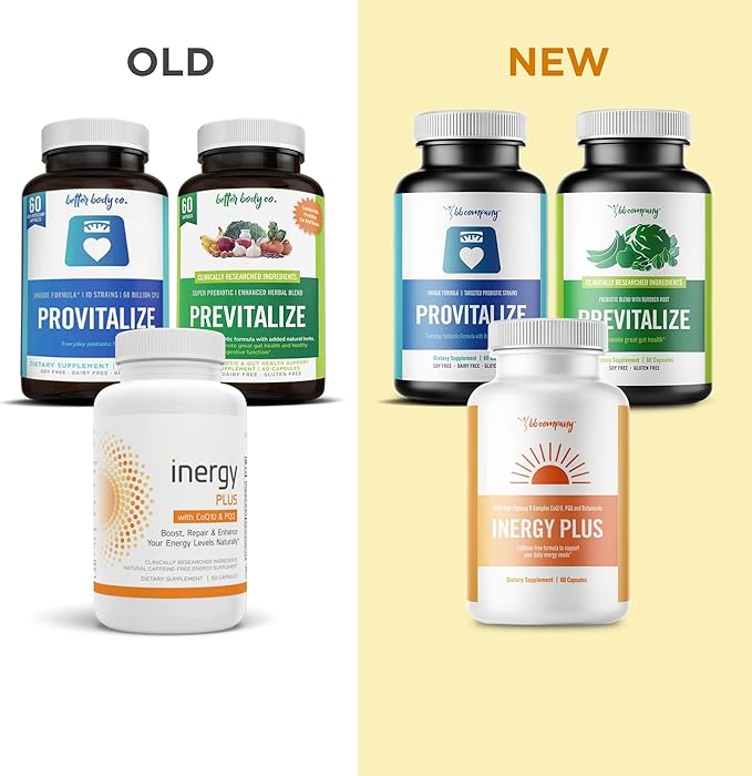 BB Company Menokit Bundle | Menopause Vitamins - Soothes Joint Aches, Boosts Energy, Mental Clarity, Gut Health | Provitalize, Previtalize & inergyPLUS | Value Bundle | Packaging Vary | 30 Day Supply