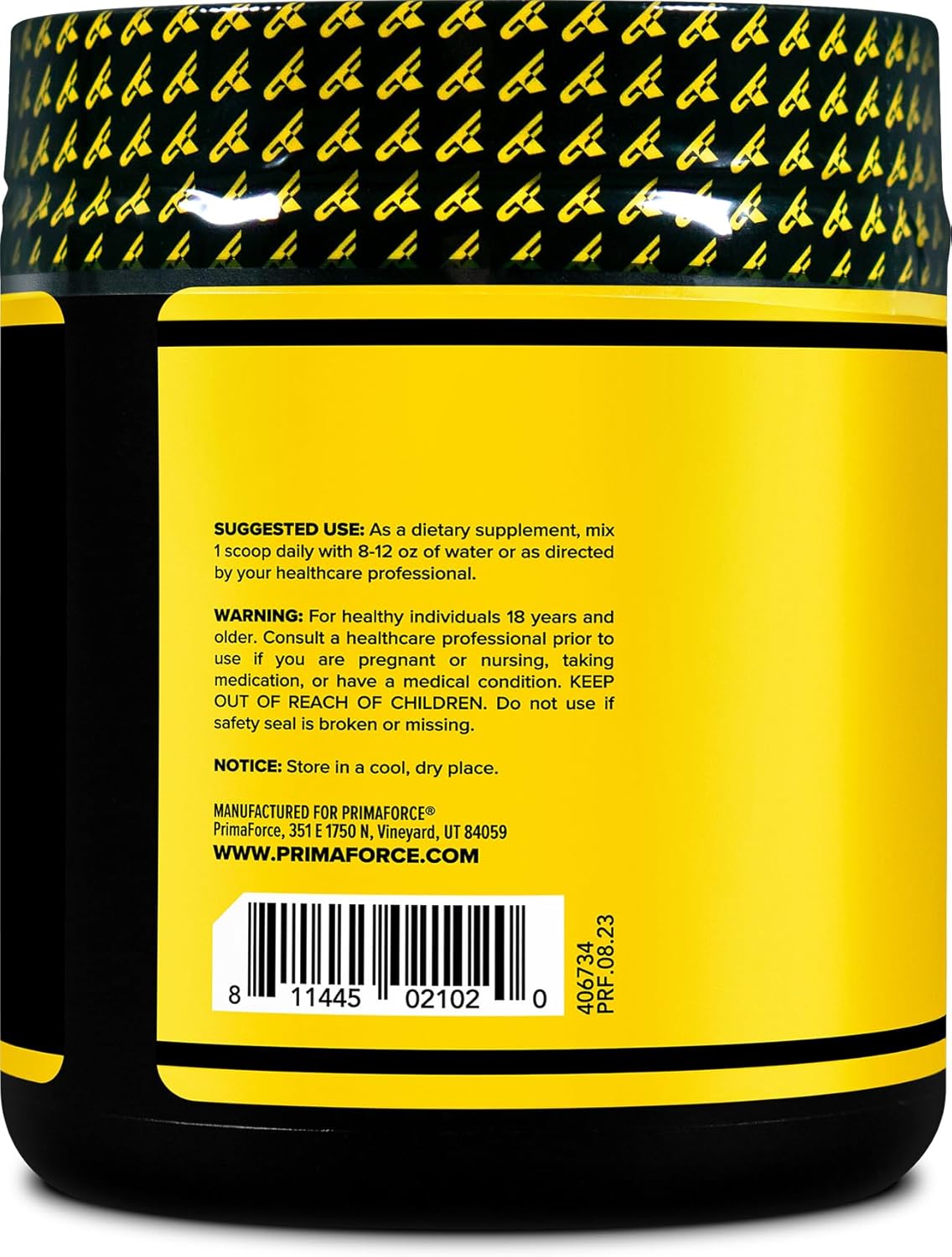 Primaforce L-Arginine Complex Powder (30 Servings Per Bottle | Mixed Berry) Powerful Protein Building Supplement for Maximum Gains