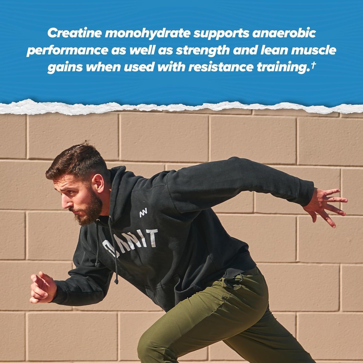 ONNIT Creatine Monohydrate Powder – 5g Premium Creatine for Muscle Strength, Power & Lean Mass, Supports Brain Health & Cellular Energy, Unflavored, 30 Servings, 5.29 oz (2-Pack)