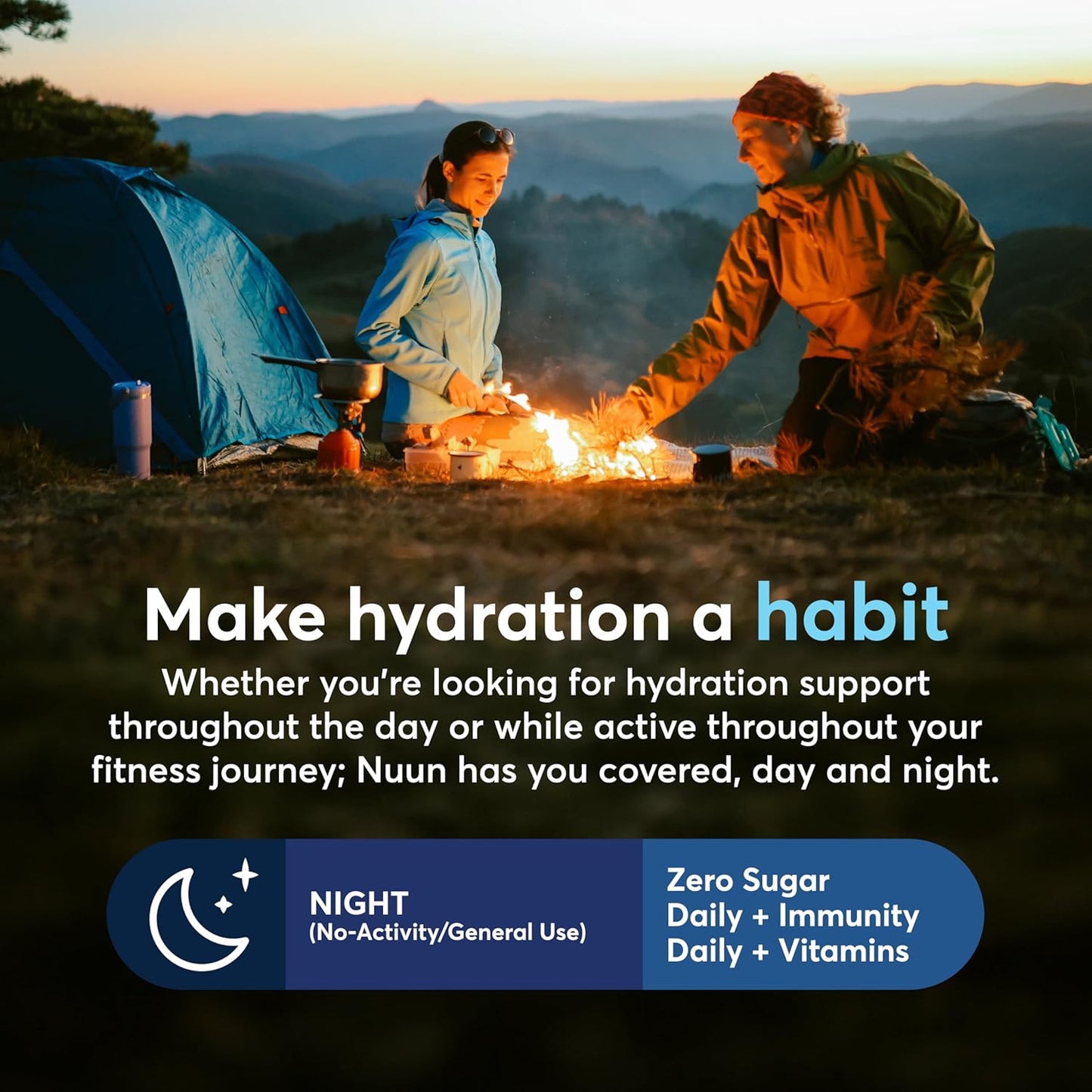 Nuun Immunity Electrolyte Tablets with Vitamin D, C, E, & A, Ginger, Elderberry, Magnesium & 4 Other Essential Electrolytes, Vegan, Orange Citrus, 8 Pack (80 Servings Total)