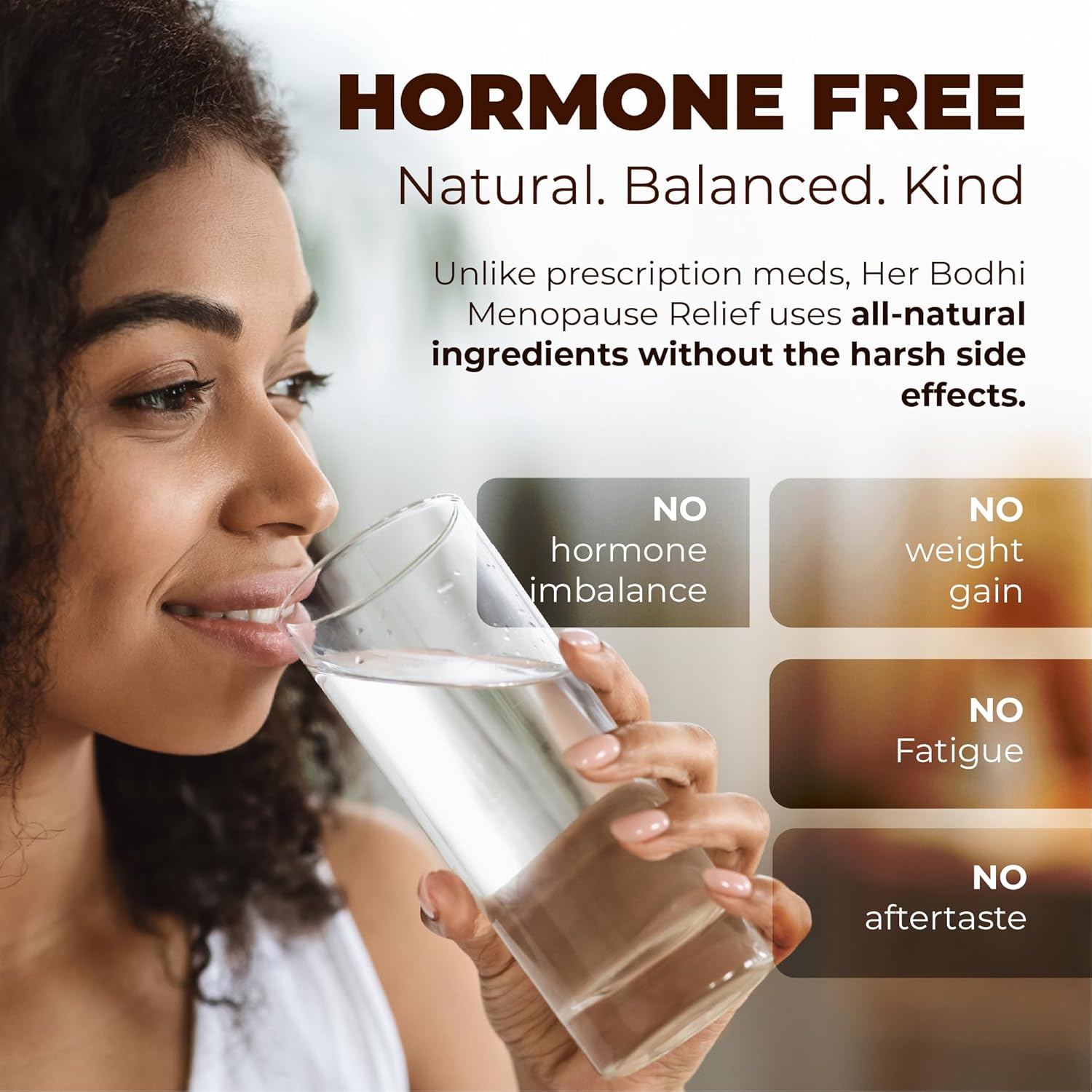 Meno- Menopause Hormonal Balance for Women, Estrogen Soy Isoflavones Menopause Supplement for Women, Ashwagandha, Black Cohosh Hot Flashes Menopause Relief, Night Sweats Relief 120Caps