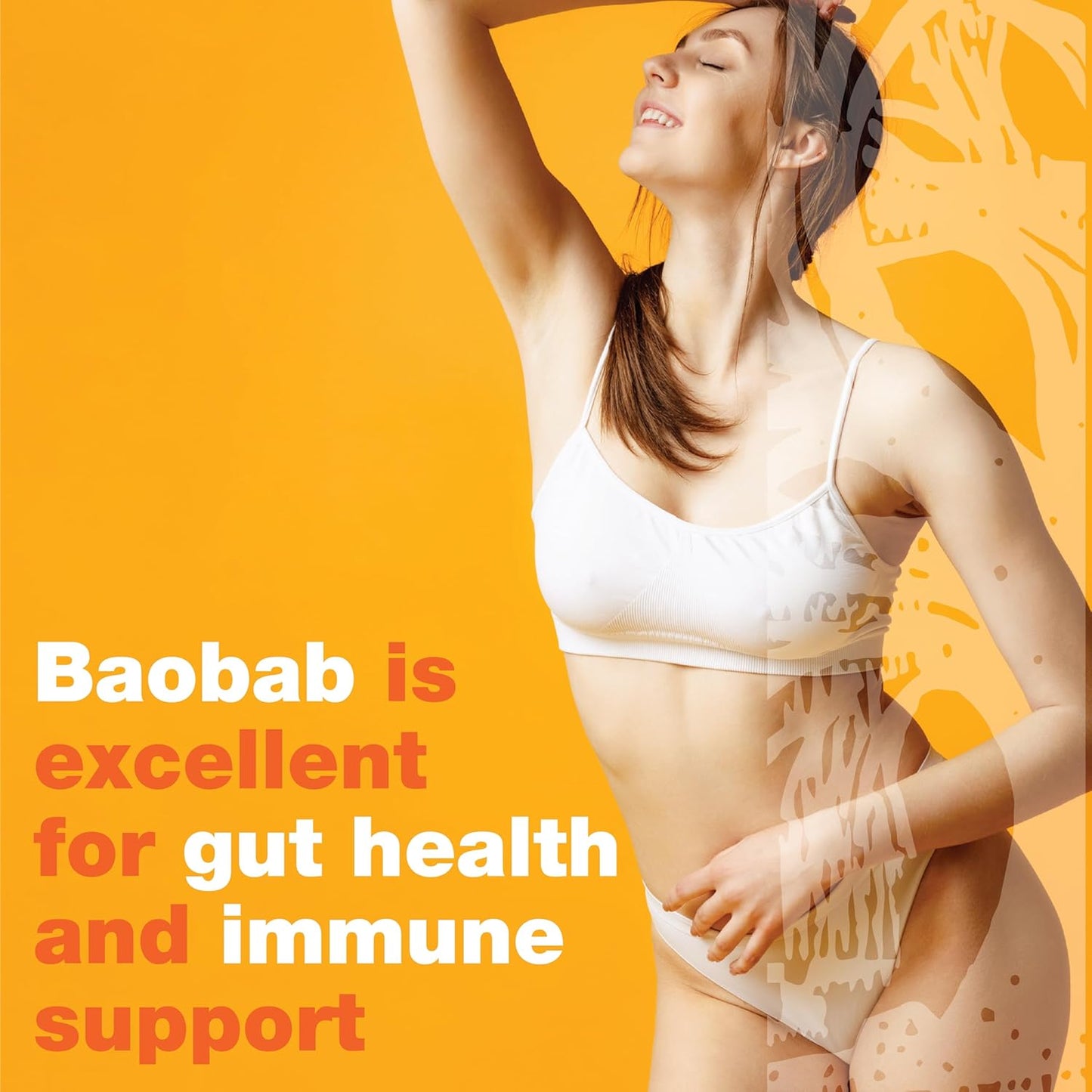 100% Organic Baobab Powder 120 Capsules | Direct from South Africa | USDA Organic Certified