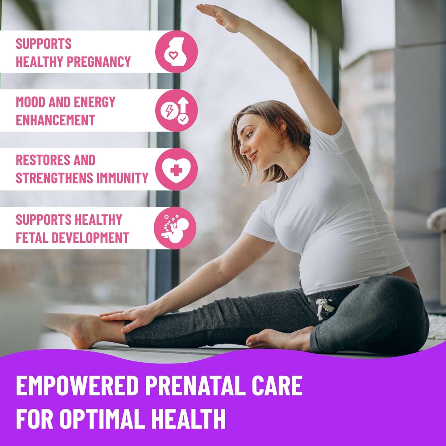 Mama's Select Prenatal Vitamins for Women – Allergen-Free, MTHFR Friendly, Methylated Folate & B Vitamins, Easy-to-Digest, Supports Fetal Development, Once Daily, Vegan, No Biotin