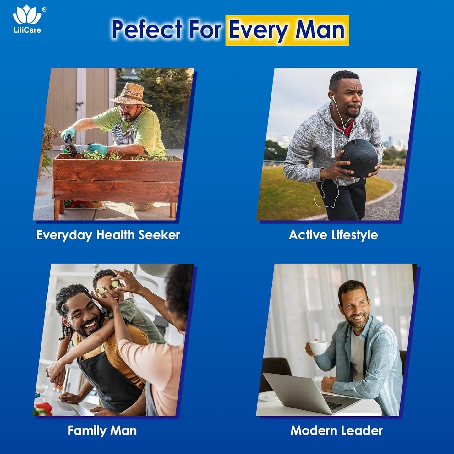 2 Pack - Mens Multivitamins Gummies, Multiminerals, Vegan Omega 3, CoQ10, Probiotics, Daily Mens Vitamins A C D E B6 B12, Methylated Multivitamin for Men, Energy, Immunity, Sugar Free, Vegan (No Iron)