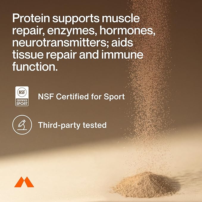Momentous Vegan Protein Powder - 20 g Plant-Based Protein - NSF Certified for Sport - Vegan - GMO Free - Gluten-Free - 12 Servings for Essential Everyday Use - Cappuccino