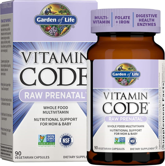 Garden Of Life, Raw Vitamin Code Prenatal 90 Organic, 90 Count