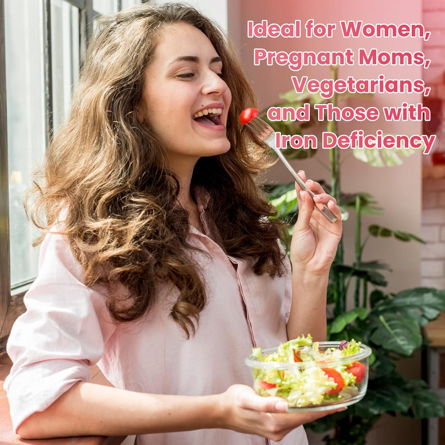 2 Pack Liquid Iron Supplement for Women, Men & Kids - Liquid Iron Drops with Folate, Vitamin C, B6, B12 for Anemia, Red Blood Cell, Energy Support - Strawberry Flavor