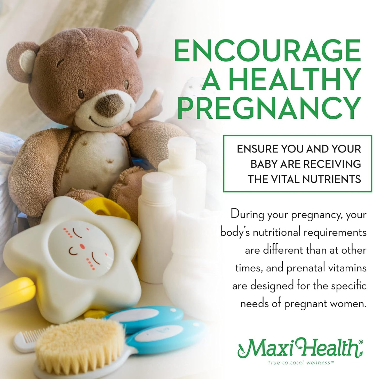 Prenatal Vitamins for Women – One Daily Prenatal Vitamins with Iron, Folate, Choline, Vitamin D3, and Essential Nutrients – High Absorption Supplement for Pregnancy and Preconception – 120 Tablets