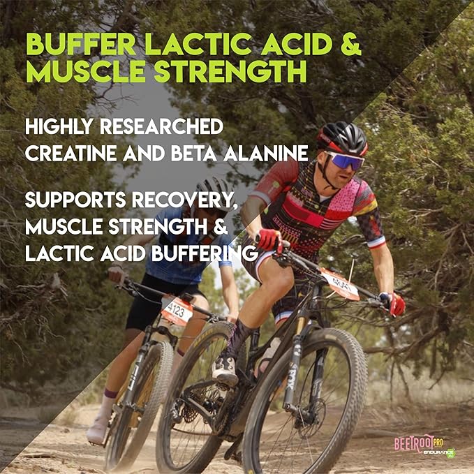 Complete with Electrolytes, Creatine and Beta Alanine - Fast Legs & Stamina, Leg Cramp Prevention, Oxygen Delivery with Rhodiola, Muscle Recovery, VO2 Max Boost, Lactic Acid Buffer