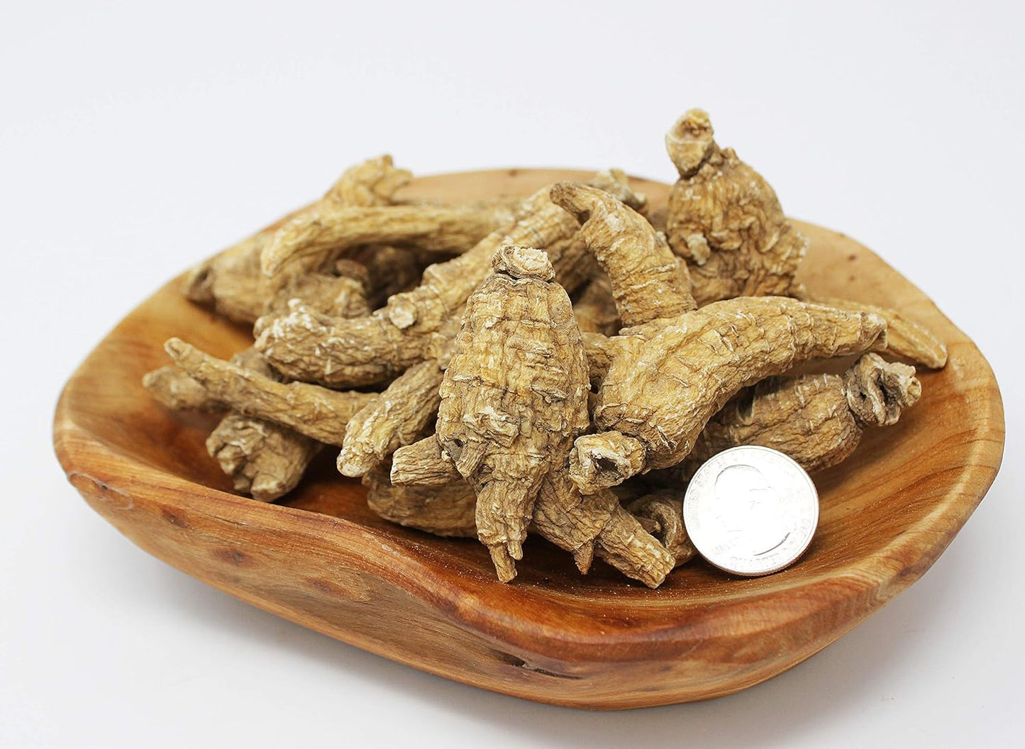 1LB HAmerican Wisconsin Farmed Ginseng Root and-Selected Medium&Large 美国威斯康辛州 长枝西洋参 花旗参 | Cultivated Wisconsin American Ginseng (Large 16oz/Box)
