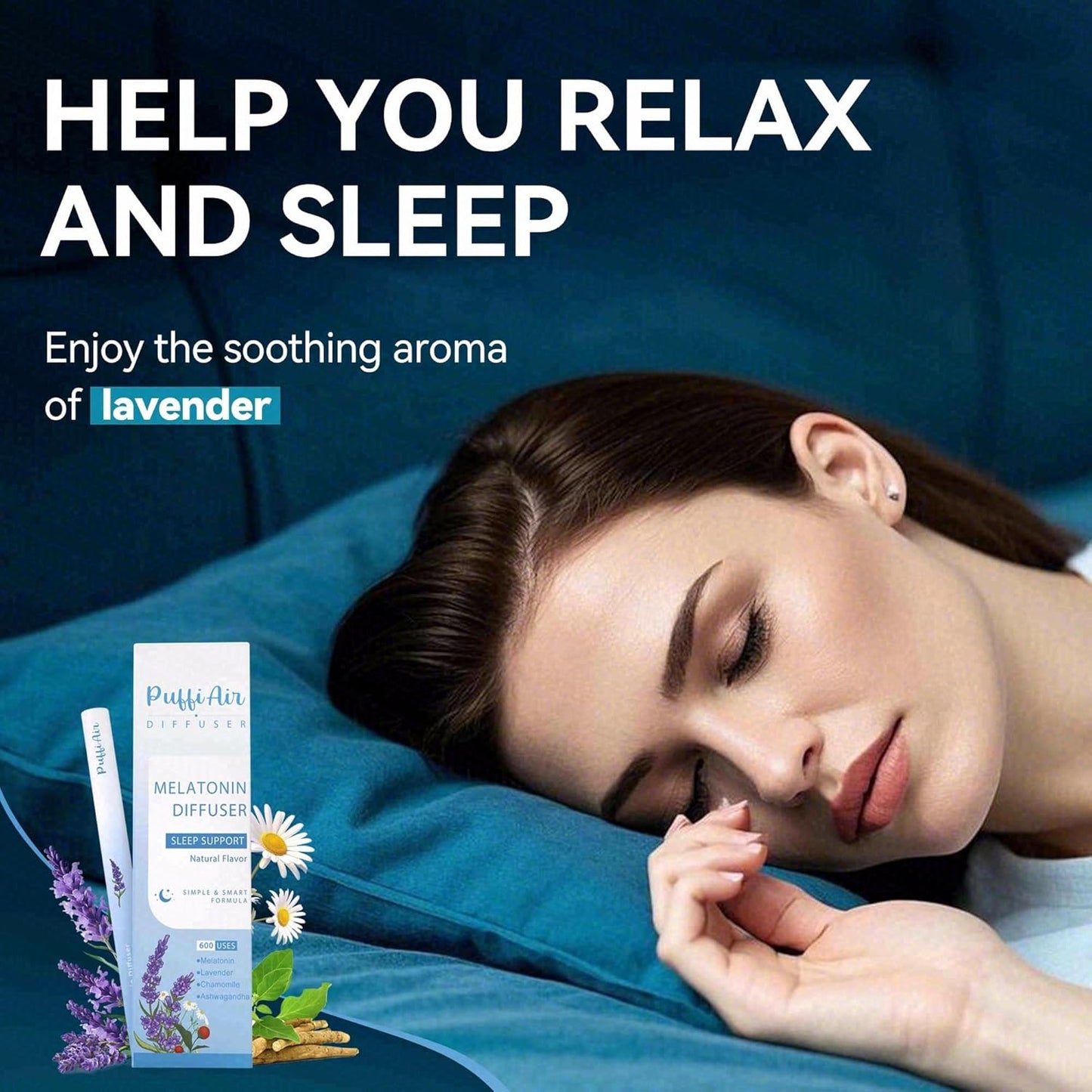 3-in-1 Herbal Diffuser Wellness Bundle: Sleep Support, Lung Detox & Natural Energy Boost – 600 Uses Per Stick