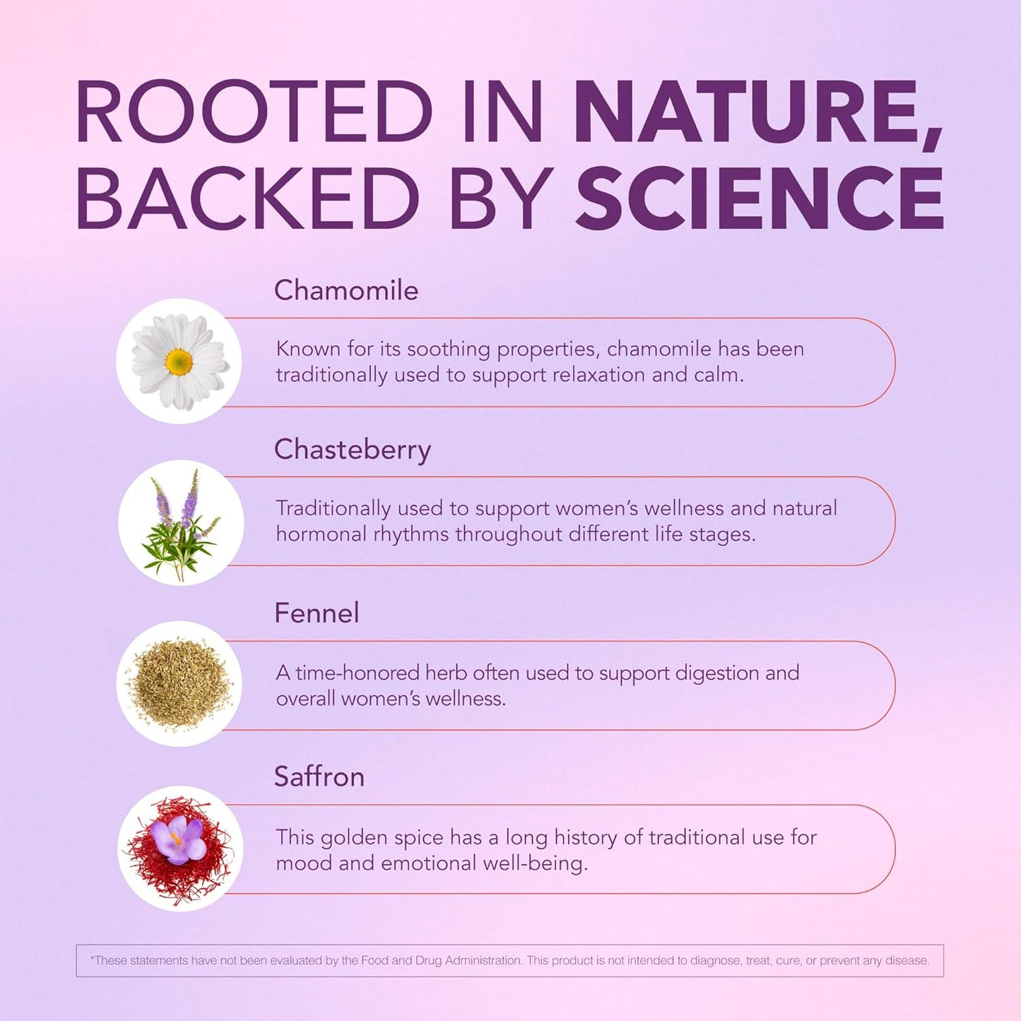 Menopause Support Supplement for Women, Hot Flash, Sleep, Mood & Focus Support, Hormone-Free with Maca, Ginseng, Chamomile & Saffron, Non-GMO, 60 Capsules, 30 Day Supply