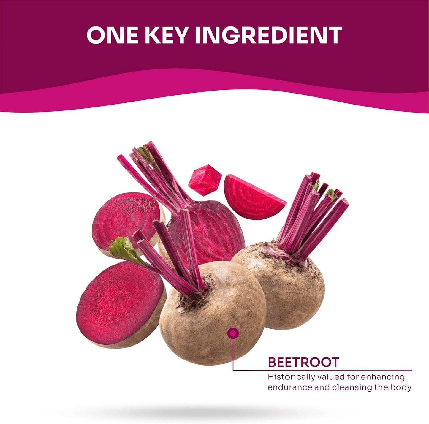 Organic Beet Root Capsules - 1400mg Beetroot Powder for Natural Energy & Endurance Support, Non-GMO, Made in The USA, Beet Supplement - 60 Capsules, 30-Day Supply