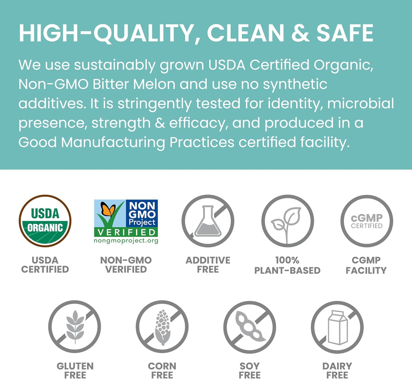 Himalaya Organic Bitter Melon - Herbal Glucose Metabolism Support - USDA Organic, Non-GMO, Vegan, Gluten Free, 660 mg, 60 Caplets (Pack of 2)