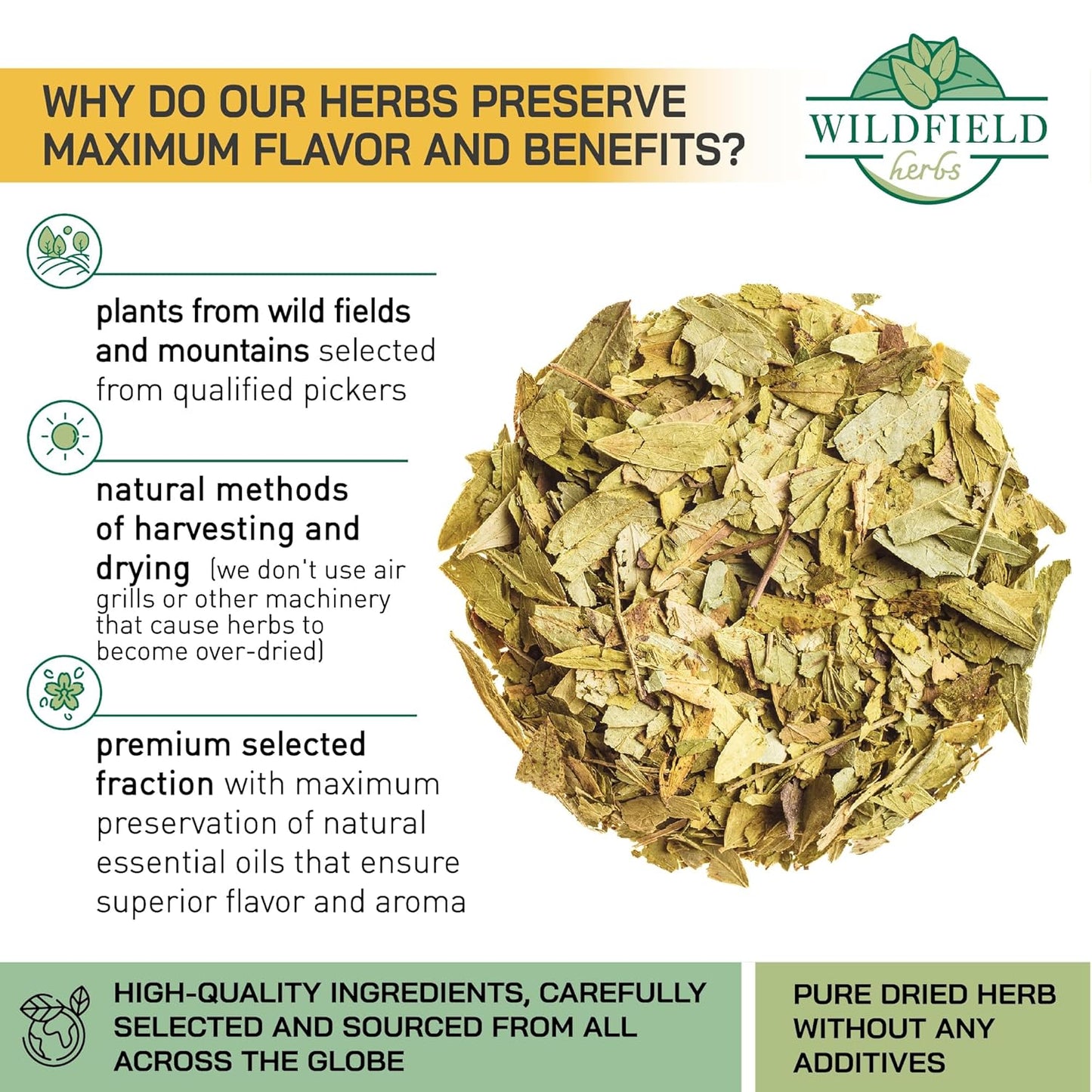 100 Bags Senna Leaf Senna Leaves Tea Herbal Tea (Senna Alexandrina) - 100 Count 1.5g Bags Hoja De Sen Hojas De Sen Para Te