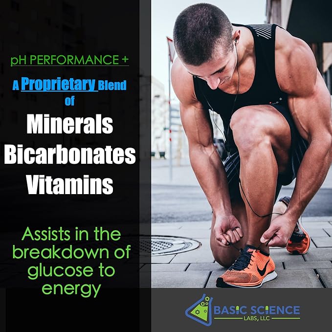 pHAlo pH Performance Plus - Pre Workout Endurance with Post Workout Recovery, Decrease Muscle Fatigue and Caffeine Free Sodium Bicarbonate and Potassium Bicarbonate Buffers to Increase Endurance