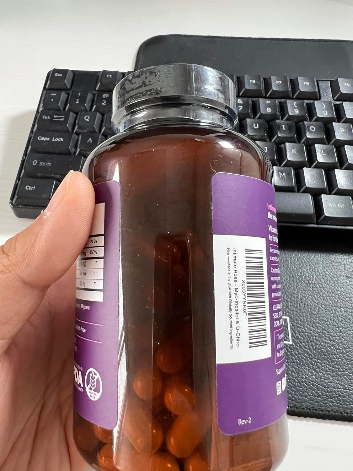 Intimate Rose Myo-Inositol & D-Chiro Inositol Supplement for Women - Hormone Balance & Ovarian Support for Women - Ideal 40:1 Ratio, Vitamin D3 + Ashwagandha