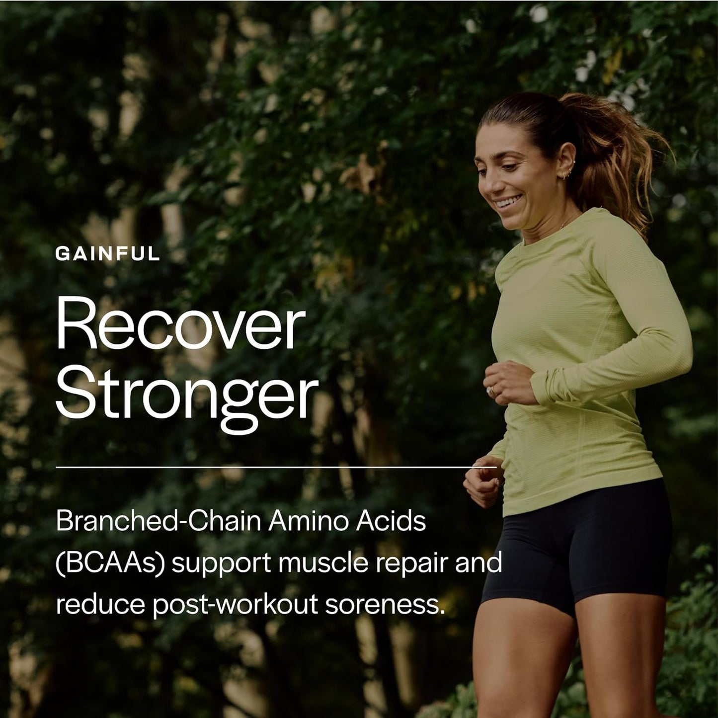 Gainful Caffeine Free Pre Workout Powder with Creatine, Strawberry Lemonade Flavor, Supports Strength, Endurance, & Recovery, BCAAs, Beta Alanine, L-Citrulline, No Artificial Ingredients, 20 Servings