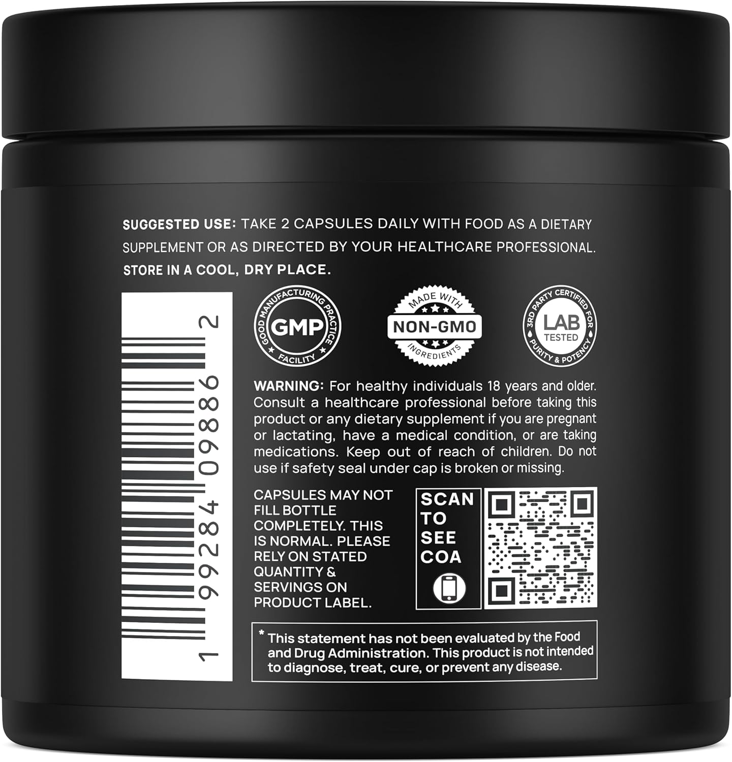 103,800mg Black Shilajit for Men 100x Strength w. Ashwagandha & Tongkat Ali 10% Extract - Ultra Pure Himalayan Shilajit Capsules 60% Fulvic Acid - Energy, Stamina & Performance Mens Health Supplement