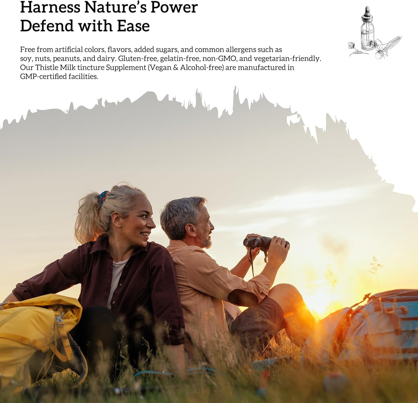 (2 Pack) Milk Thistle Liquid Drops Silymarin 1000mg, Liver Supplement Detox & Cleanse with Dandelion & Artichoke, Milk Thistle Organic Extract for Support Repair Liver Health, Vegan, Non-GMO, 1 Fl Oz