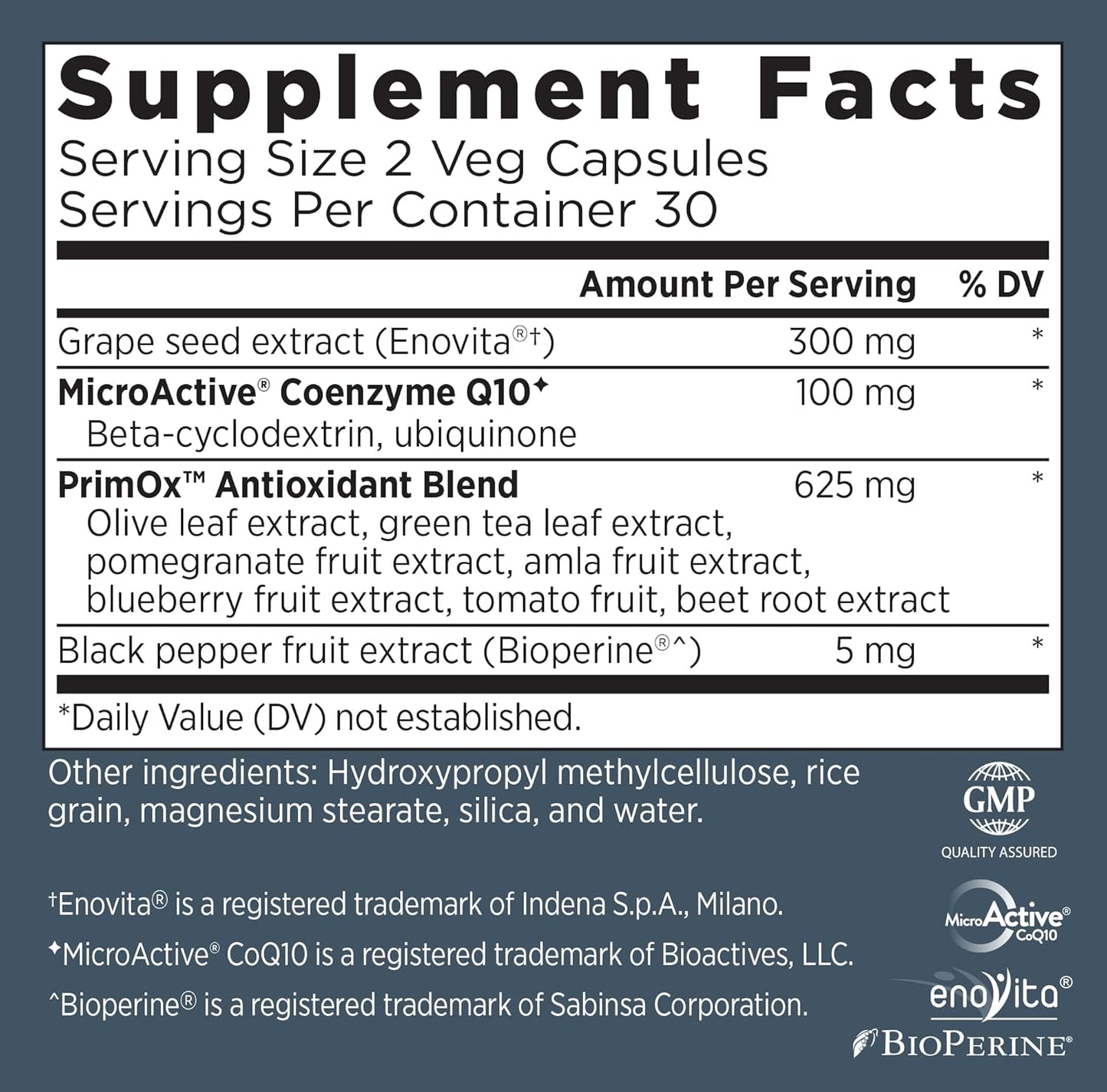 Primal Health CardioRelax AO - Coenzyme Q10 Formula, Bioperine + Olive Leaf Extract - 60 Capsules