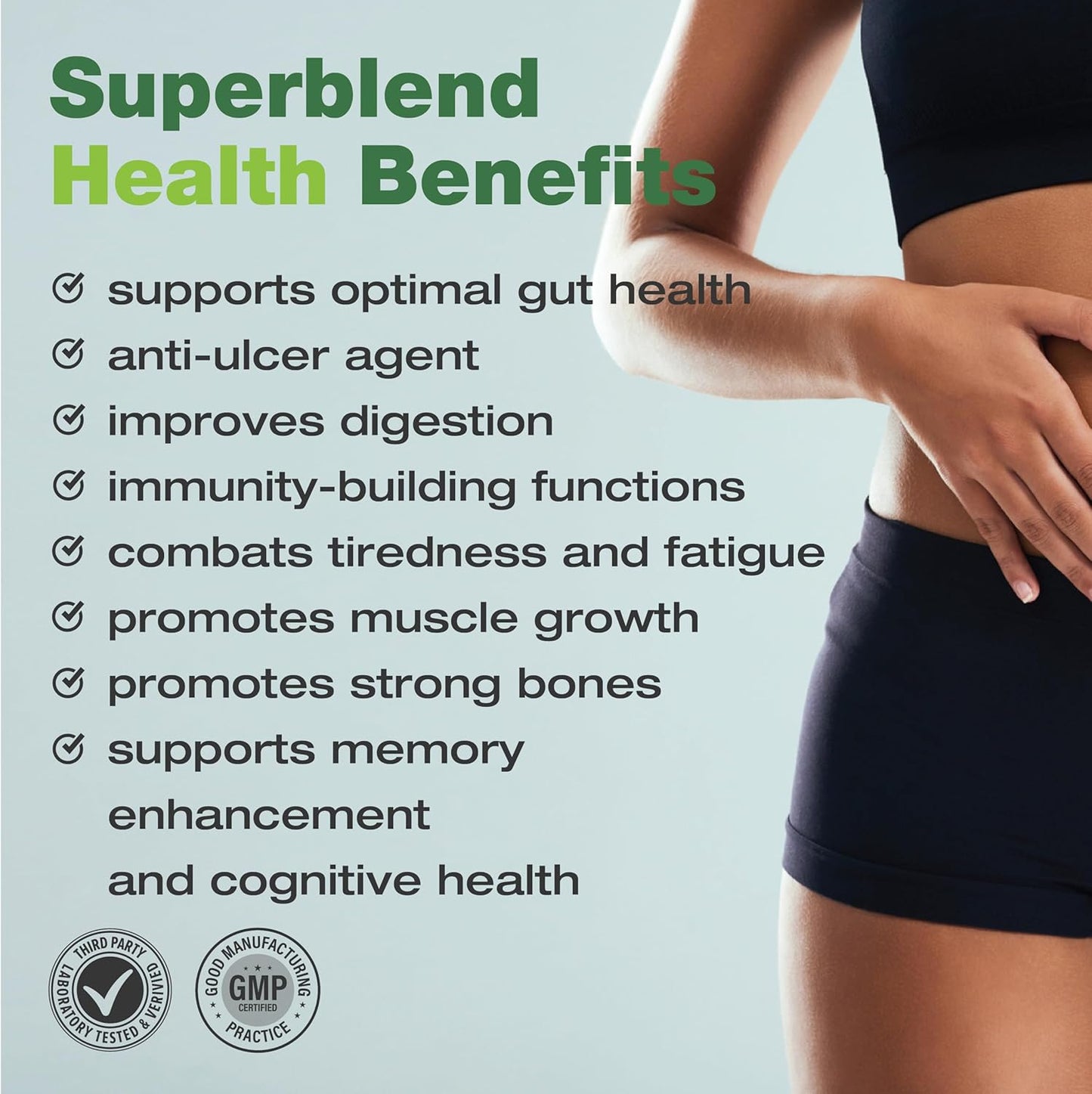 100% Baobab and Moringa Powder Superblend 300g (10.5 oz) | Direct from South Africa | USDA Organic Certified | Gut Health & Digestive Support