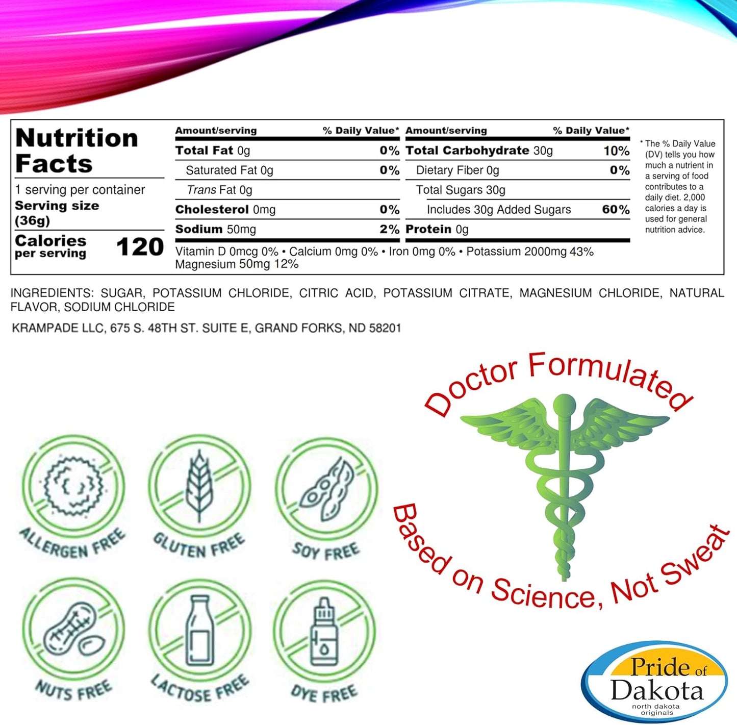 2.0 2K: 50 mg Magnesium + 2000 mg Potassium Cramp Relief Electrolyte Drink Powder: Faster Recovery, Slower Fatigue, Optimized Hydration | 20 Single-Serving Packets (Fruit Punch)