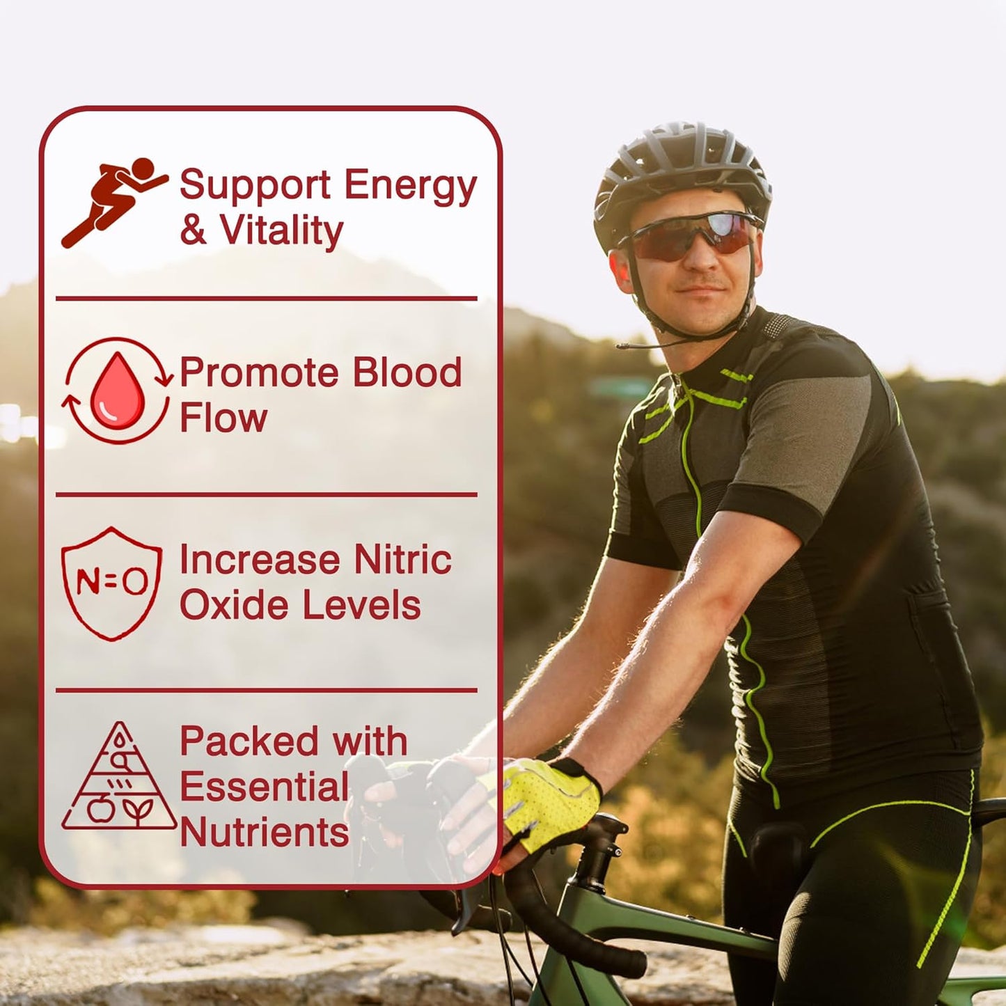 Beet Root Capsules 2000mg Nitric Oxide Supplements w/ Grape Seed Extract, Pomegranate Extract Supports Circulation & Blood Flow, Energy for Men/Women, Organic Beetroot Powder, Non GMO, 240 Counts