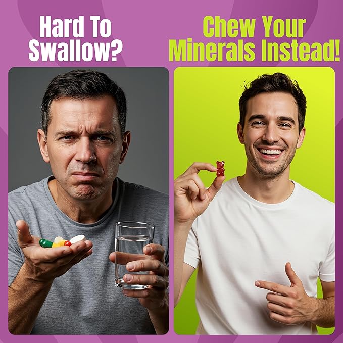 TrueSeaMoss Sea Moss Elderberry Gummies for Adults & Kids – with Burdock Root, Bladderwrack & Magnesium – 60 Gummies (Pouch May Vary)