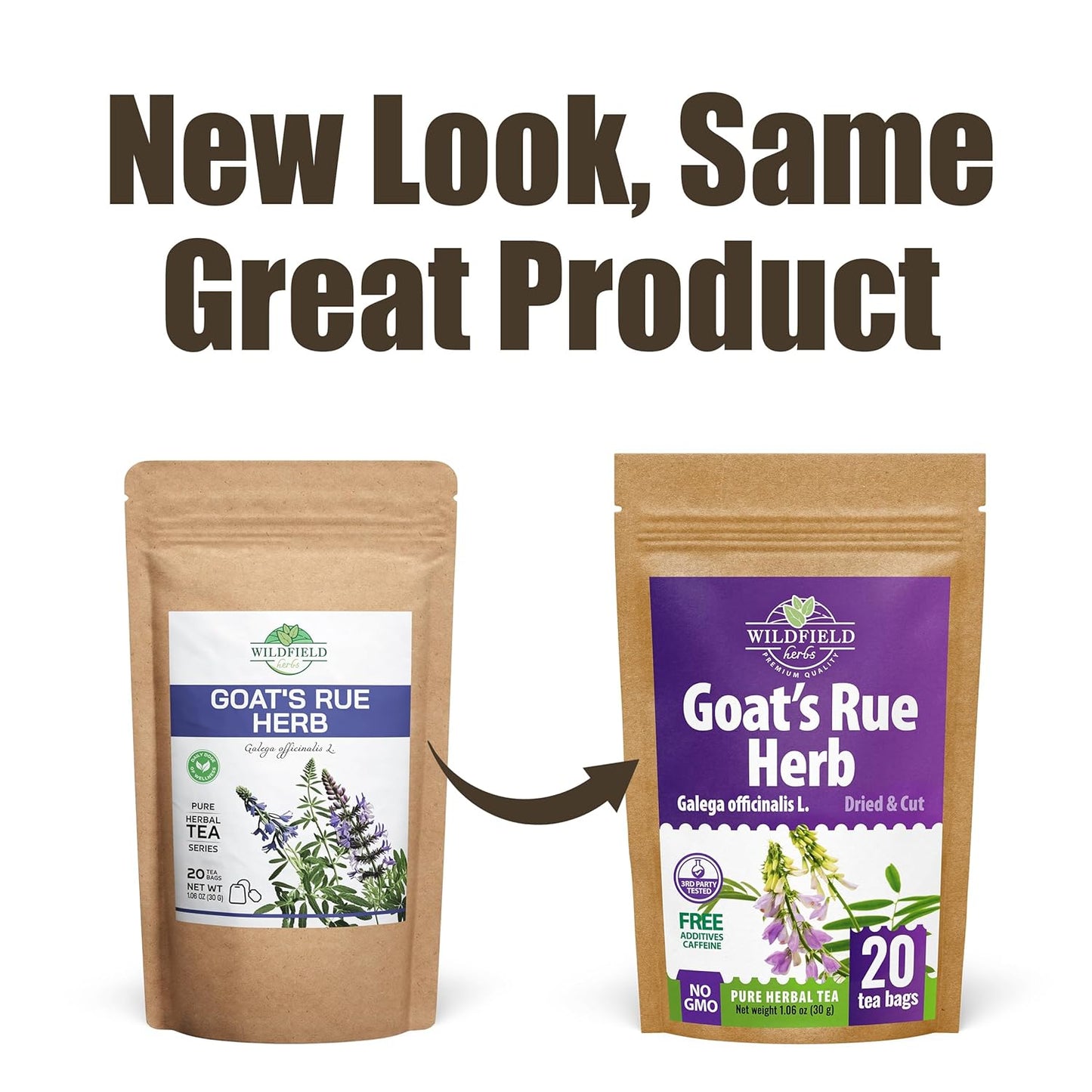 20 Bags Goat’S Rue Goat'S Goats Rue Herb Tea (Galega Officinalis L.) - 20 Count 1.5 g Tea Bags Blood Sugar French Lilac Ruda De Cabra