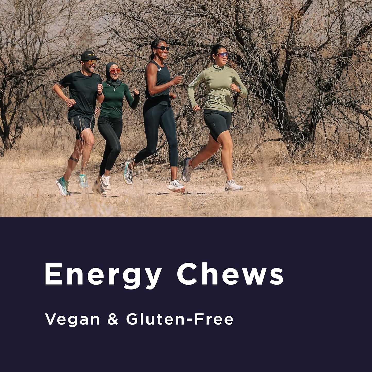 GU Energy Chews, Blueberry Pomegranate Energy Gummies with Electrolytes, Vegan, Gluten-Free, Kosher, and Dairy-Free On-The-Go Energy for Any Workout, 12 Bags (24 Servings Total)