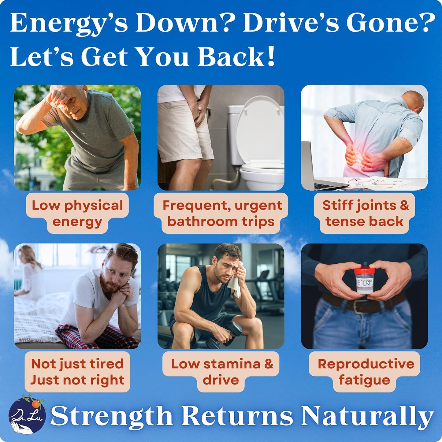 2 Pack of Dr. Lu’s Meridian Tea – Happy Guy | 100% Natural Energy Tea for Men | 11-Herb Blend with Maca, Corn Silk & Hibiscus in Corn Fiber Tea Bags Made in USA