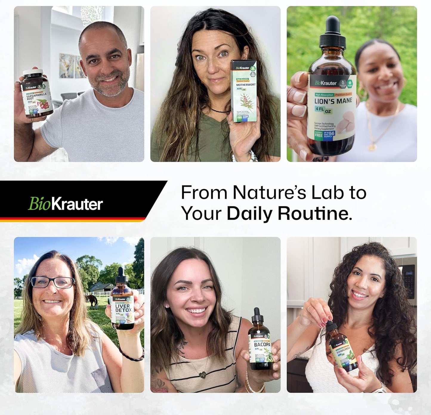 BIO KRAUTER Red Clover Tincture - Red Clover Extract - Liquid Supplement for Women's Support - Alcohol and Sugar Free - Vegan Drops 2 Fl.Oz.