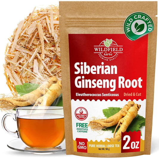 2 oz. Siberian Ginseng Ginseng Root Tea (Eleutherococcus Senticosus) - 56g Herb Tea Siberiano